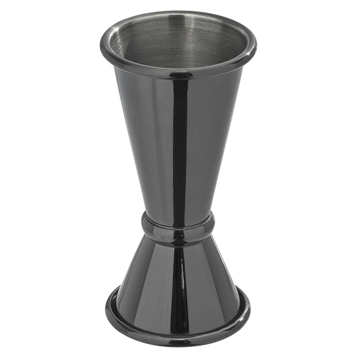 Jigger stil japonez 20-40ml otel inoxidabil Gunmetal Black precis pentru cocktailuri