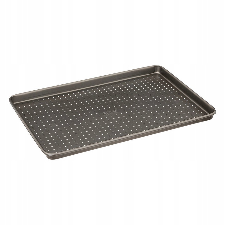 Tava de copt perforata, 39x27cm, neagra, 5five Simply Smart