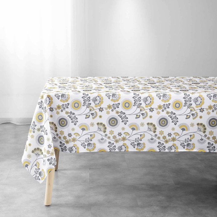 GARANCE téglalap alakú abrosz, 145x240cm, virágos sokszínű, poliészter