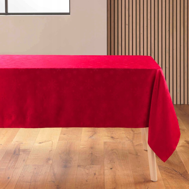 Asztalterítő, Douceur d'interieur, 140x240cm, piros