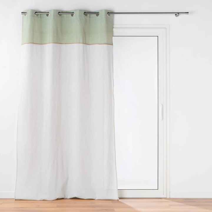 Завеса Douceur d'interieur 140x240см бяла с ресни
