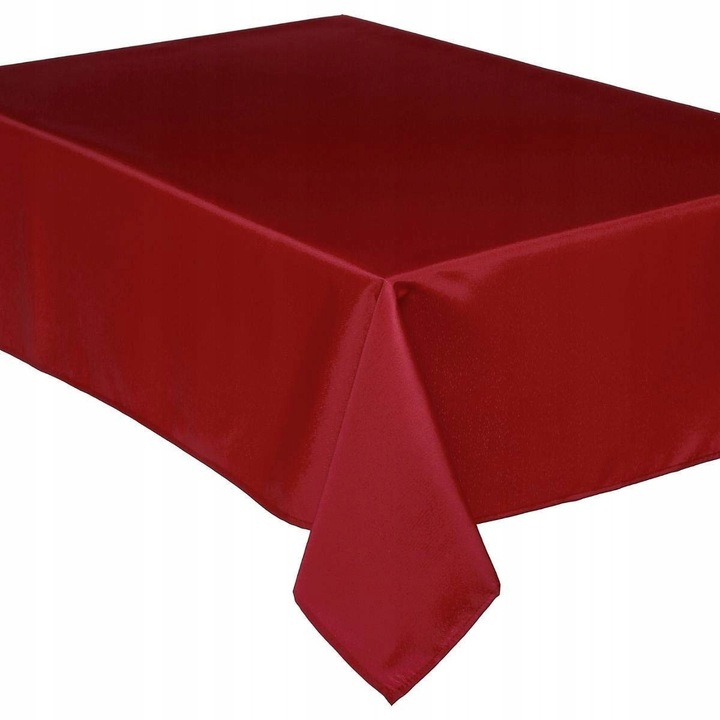Atmosphera asztalterítő, vízálló, elegáns, piros, 140x240 cm