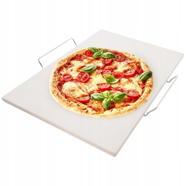 Piatra de copt Orion, samot, 44x35x3.5cm, bej