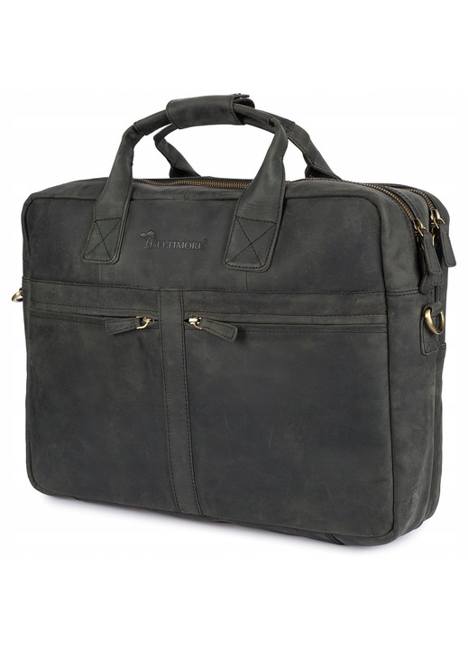 Beltimore nubuk bőr laptoptáska, A4, 15,6", 36x43x14cm