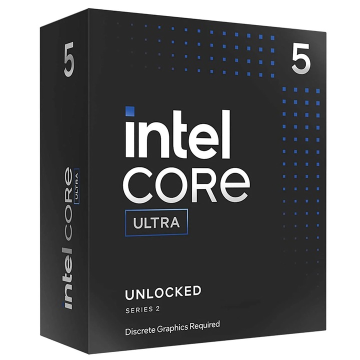 Процесор Intel Core Ultra 5 245KF TRAY 14-ядрен процесор (6P+8E) 3.6 GHz, 26MB, LGA1851