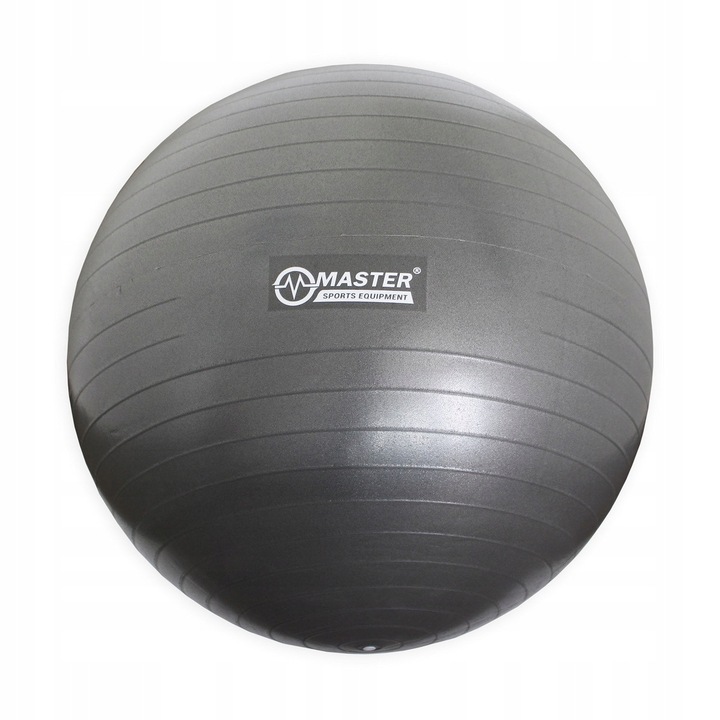Фитнес топка Master Super Ball 65 см, сива, максимум 200 кг