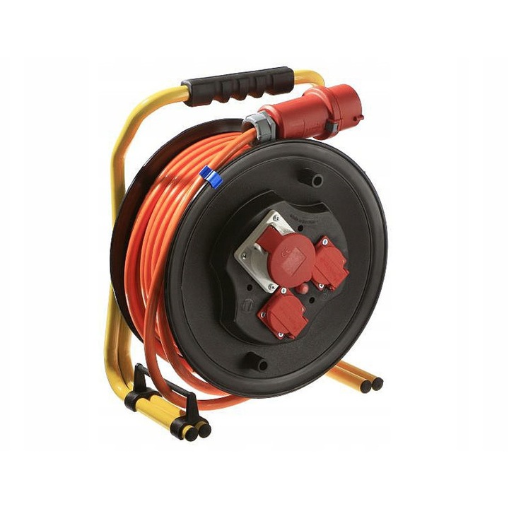 Prelungitor AS Schwabe 30 m, 2x230V/16A, 1x400V/16A, poliuretan, IP44