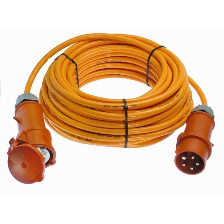 Prelungitor CEE 25m H07BQ-F5G2, 16A, 400V, portocaliu