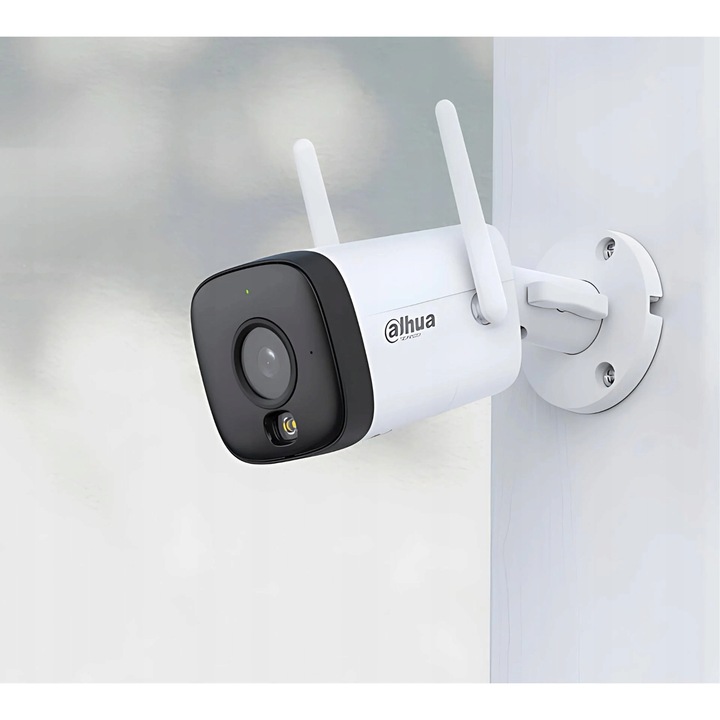 Dahua IPC-HFW1339DTK1-SW-PV-0360B IP kamera, Wi-Fi antennákkal, falra szerelhető, fekete/fehér, 1 db
