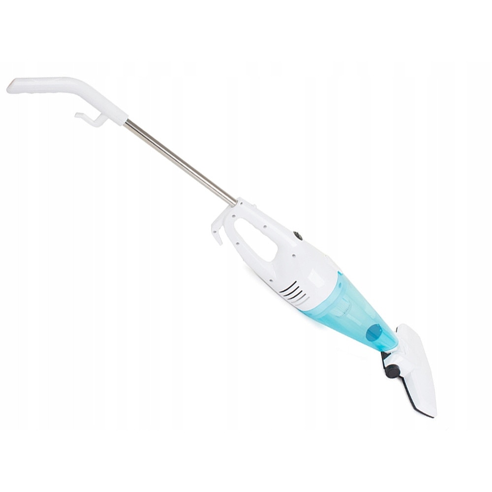 Aspirator vertical fara sac Verk Group, 600W, HEPA, alb-albastru, set cu doua capete