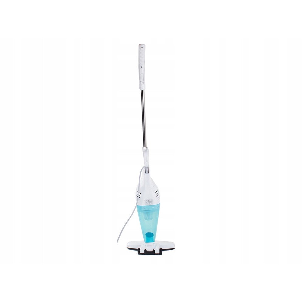 Aspirator vertical fara sac Verk Group, 600W, HEPA, alb-albastru, set cu doua capete