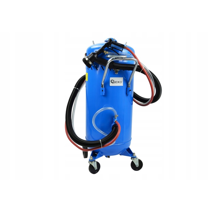 Geko 106 l szóda homokfúvó gép, 1200W, 2,6m, 102cm, mobil