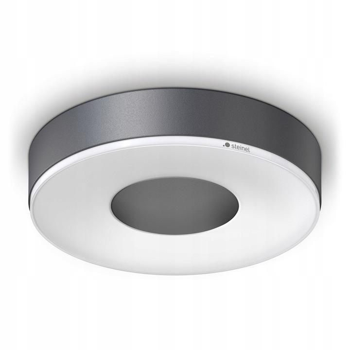 Плафон STEINEL със сензор за движение, LED 17,1W, 1165lm, антрацит, монтаж на таван или стена