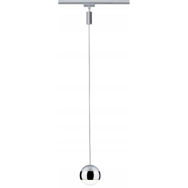 Лампа Paulmann URail Capsule II 6W 2700K 230V, метал, матиран хром, димируема
