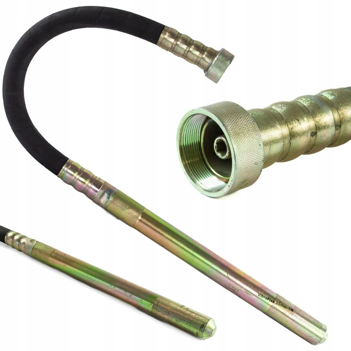 Ripper vibrátorfej betonhoz, 100cm x 35mm, mélyebb használatra