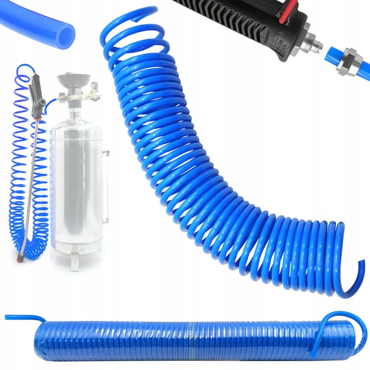 Fixem spiráltömlő 15m 10x6,5mm pneumatikus tisztítópisztolyokhoz