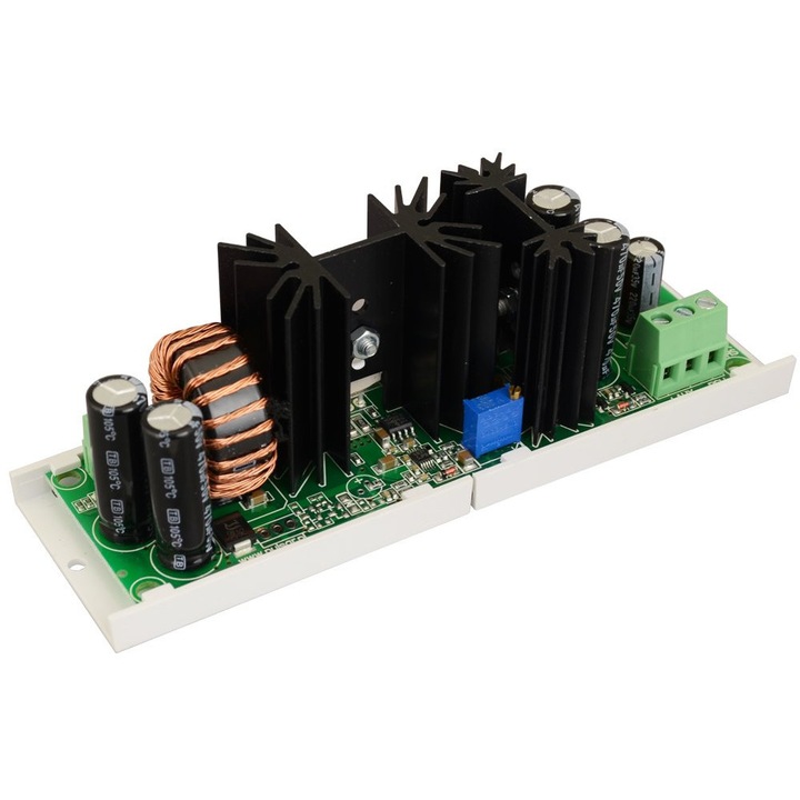 Modul sursa de alimentare Pulsar DC/DC25SU, 9,5-16V DC la 18-28V DC, 2,5A, 60W, dimensiuni 140x43x45mm