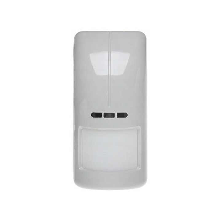 Детектор двоен PIR и микровълнов, Satel, IP54, 12x15m, сив