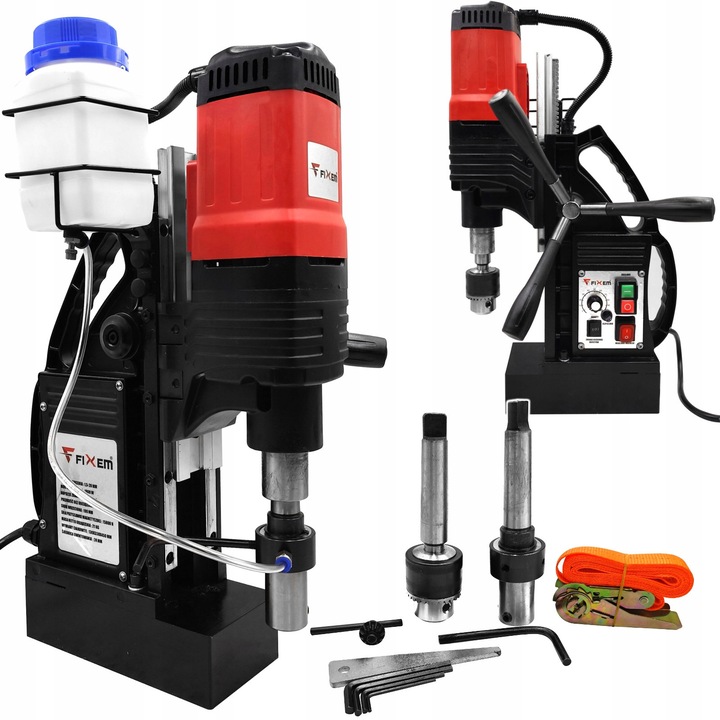 Masina de gaurit magnetica Fixem, 1800W, constructie stabila, pentru metal