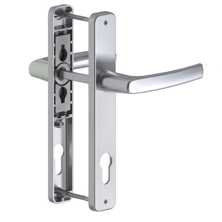 Maner usa termopan din aluminiu, interax 85, latime sild 32, Argintiu