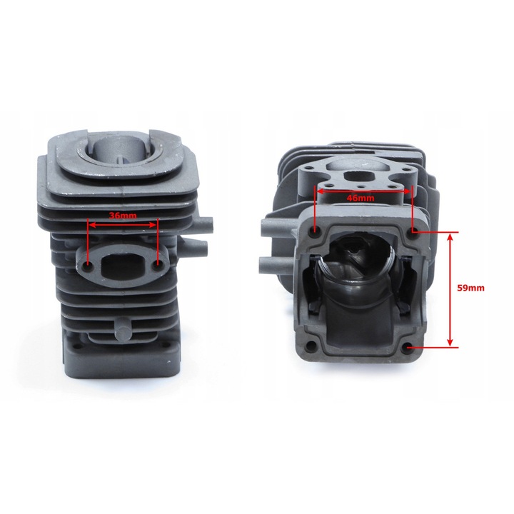 Cilindru cu piston Mar-Pol 39mm 10x30mm set reparare