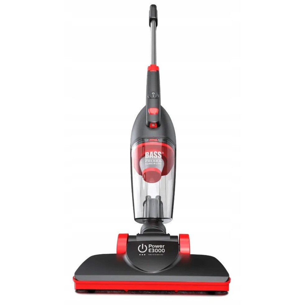 Aspirator vertical Bass BH 10317, 600/900W, tehnologie ciclonica, cu lampa LED, 110x25x15cm, set complet
