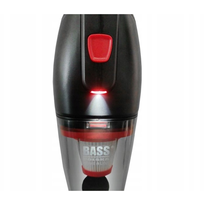 Aspirator vertical Bass BH 10317, 600/900W, tehnologie ciclonica, cu lampa LED, 110x25x15cm, set complet