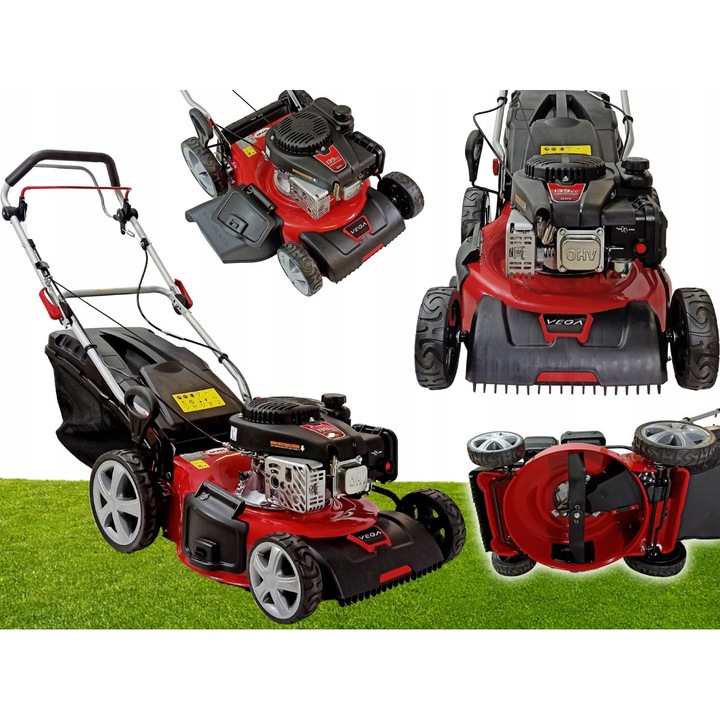 Vega WR41S fűnyíró, 41cm, 123cc, mulcsozó és gyűjtő funkcióval, 45l