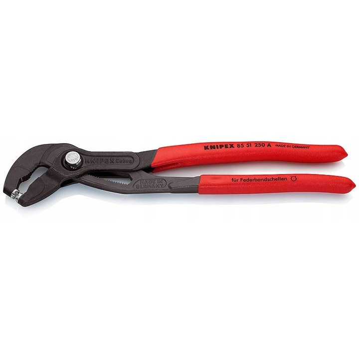 Knipex bilincsfogó 250 mm, króm-vanádium acél, csúszásmentes markolat, 70 mm átmérőhöz