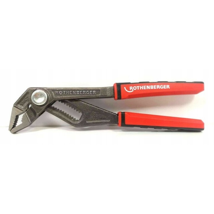 Rothenberger ROGRIP F 7" állítható kulcs, króm-vanádium acél, 35mm-ig befogóképesség, csúszásmentes
