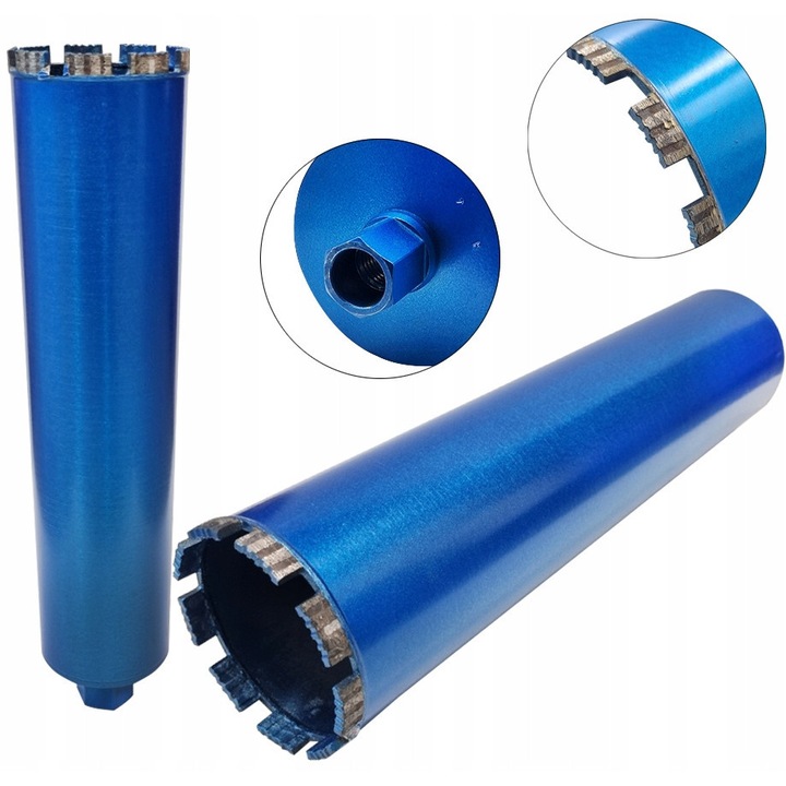 Gyémánt fúrókészlet betonhoz, Falon-Tech, 112x450mm, 9 szegmens, 1.1/4 UNC