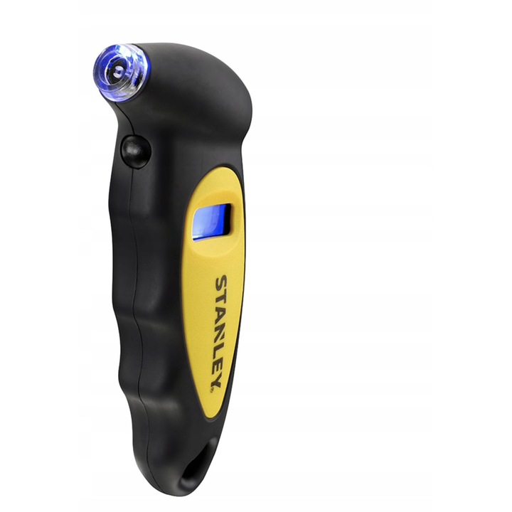 Дигитален манометър за гуми Stanley STHT80874, 0,01, LED осветление, 13,5x5,5x2см