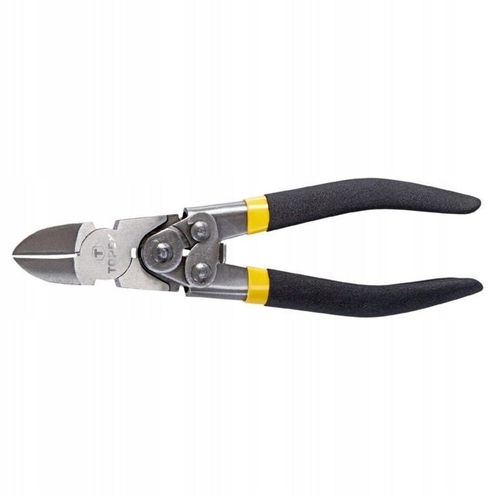 Oldalcsípőfogó 180mm, TOPEX, szénacélból, ergonomikus, csúszásmentes markolat
