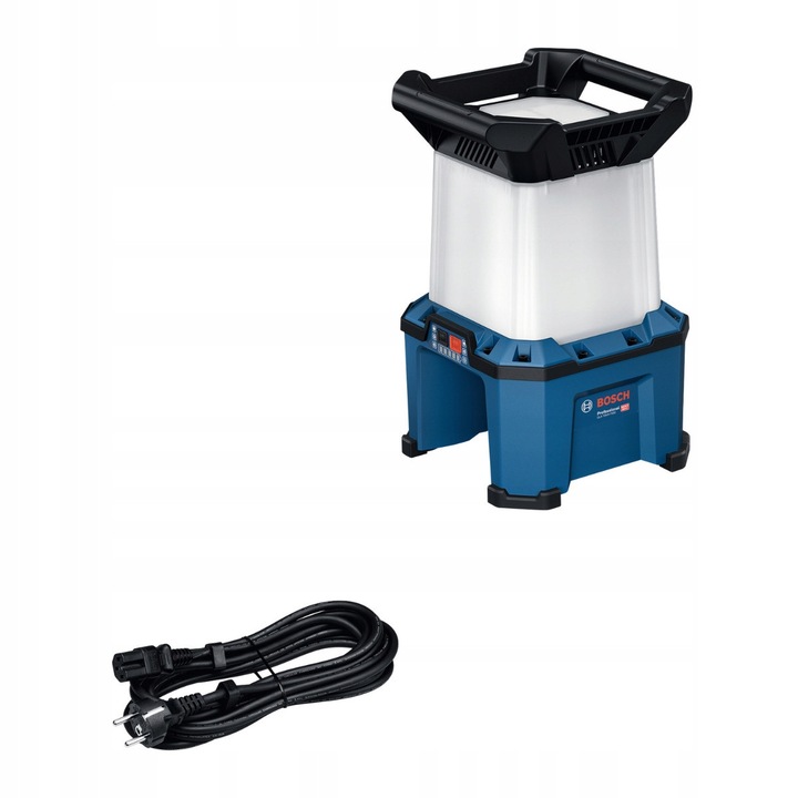 Lampa de lucru Bosch GLA 18VH-7500, 18V, 7500 lumeni, 3 niveluri de luminozitate, 4,1 kg