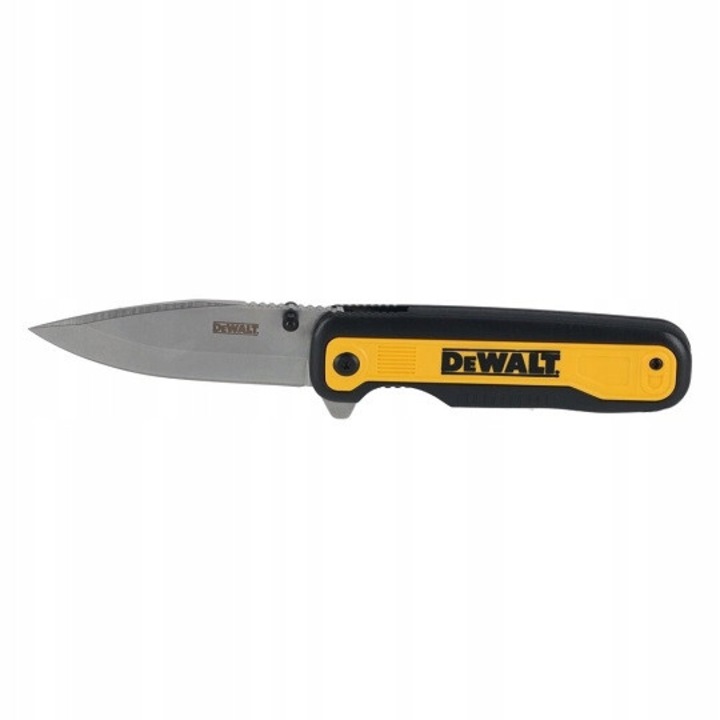 Cutit pliabil DeWalt 82mm, otel inoxidabil, sistem Quick Flip, greutate 133g