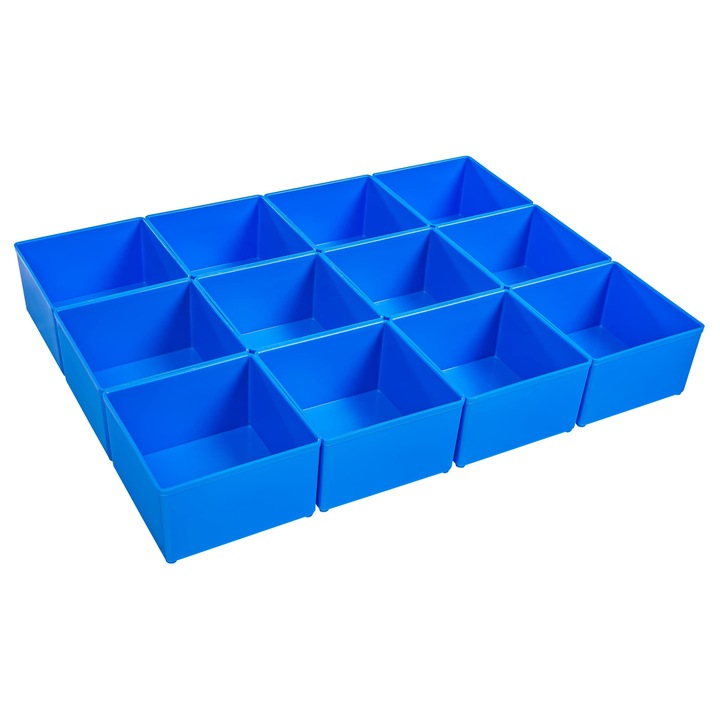 12 db C3 betétkészlet, kék, 104x104x63mm