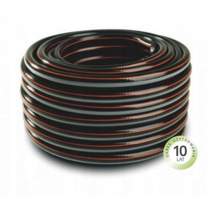 Kerti tömlő 3/4" (19mm) 30m Carbon, UV-álló, hőmérséklet -25C és +60C között