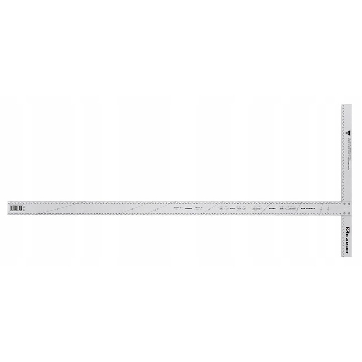 Ghidaj pentru placi gips-carton, 120x55cm, aluminiu anodizat, constructie nituita