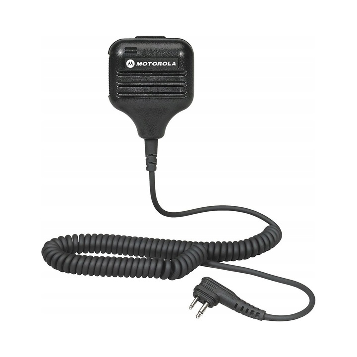 Motorola HKLN4606A mikrofon hangszóró, spirálkábel, 2x jack 2,5/3,5 mm