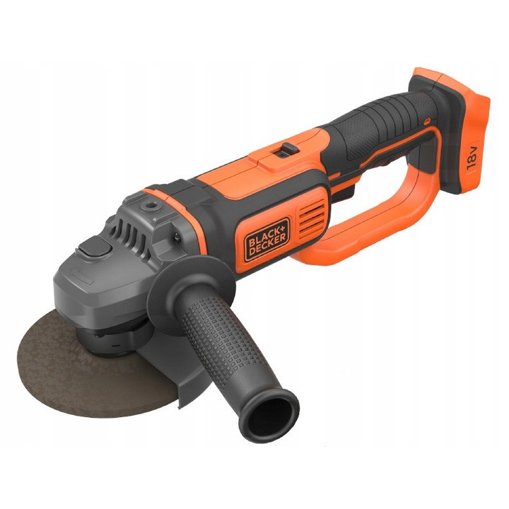 Black+Decker BCG720N 18V sarokcsiszoló, 125mm, 8600rpm, 2.1kg, akkumulátor és töltő nélkül