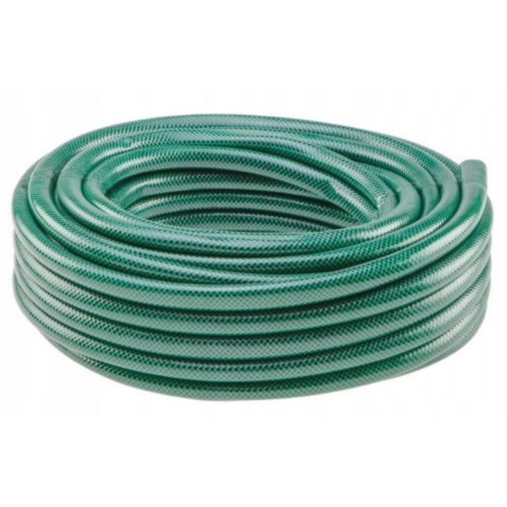 Polix kerti tömlő 1/2" 50m, 4 rétegű, UV-álló, zöld
