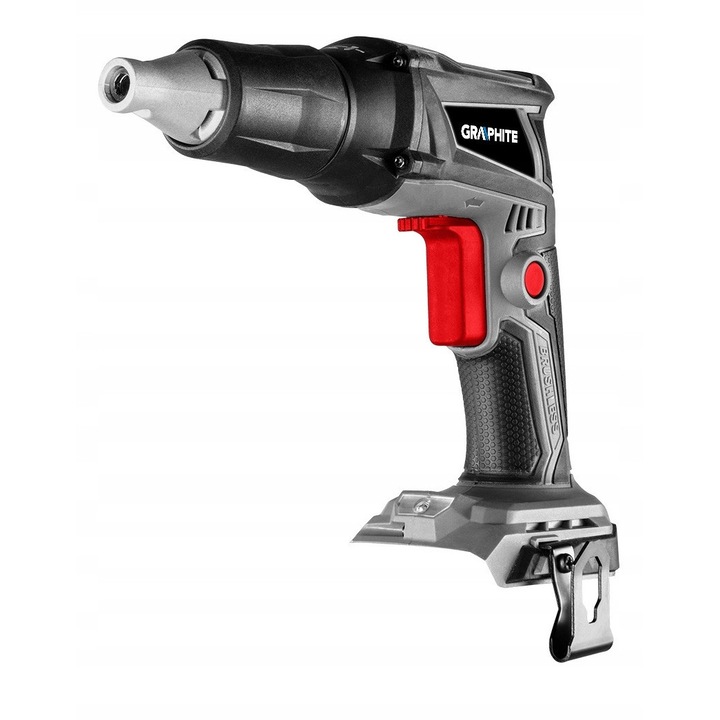 Energy+ 18V kefe nélküli csavarozó, 7Nm, 4400rpm, 1/4", 10 bites készlettel