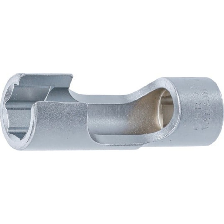 Speciális csőkulcs 14 mm-es kivágással, 10 mm (3/8"), BGS Technic, nyitott hatlapfejű profil