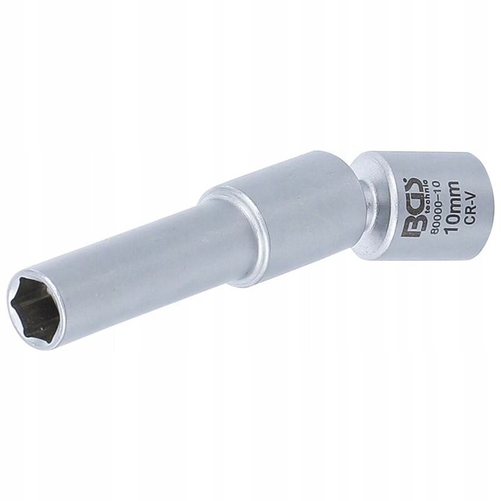 Csuklós gyertyakulcs izzítógyertyákhoz, gyújtógyertyákhoz 10 mm, meghajtás 10 mm (3/8")