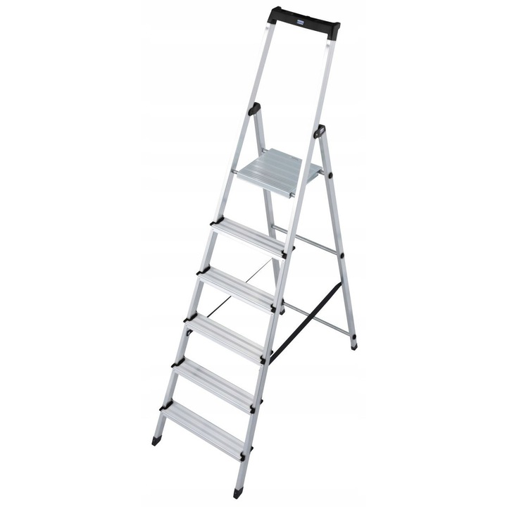Scara de lucru, Krause, model Solidy, 5 trepte + 1 platforma, 3,25m, aluminiu, antiderapant