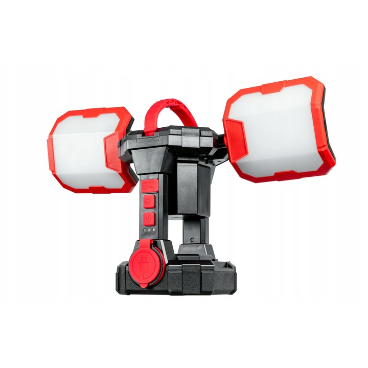 LED Pro projektor 5000LM, Li-Ion akkumulátor, IP44, 60W, 4000K, 2367g