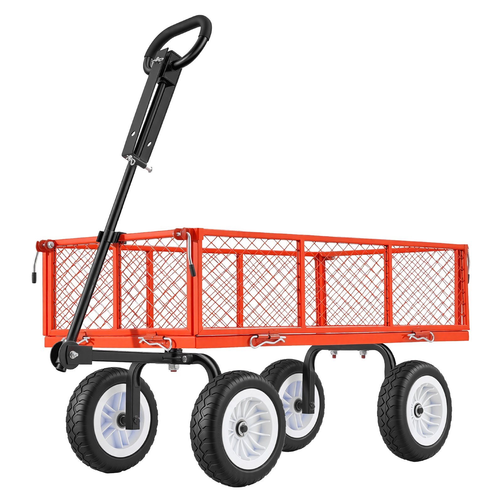 Carucior de gradina, Remorca utilitara din otel, Capacitate 408, 2 kg ...