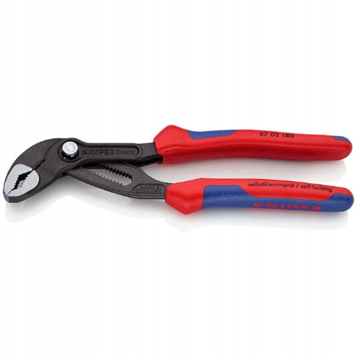 Knipex Cobra csőfogó 180mm, állítható, többkomponensű markolat