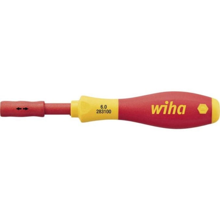Отвертка за битове SlimBit, Wiha, 6,0x50mm, 160mm, 70g