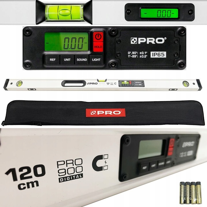 Nivela electronica Pro 900, 120cm, aluminiu, IP65, 0,5mm/m